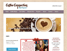 Tablet Screenshot of ourcoffeeconnection.org